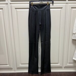 Abercrombie & Fitch Black Vegan Leather Pants NWT XS long